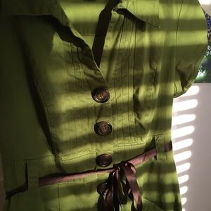 Amanda Lane button front dress